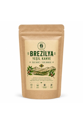 Resso Coffee Avantaj Brezilya %100 Arabica Yeşil & Çiğ Kahve Çekirdeği 1 KG