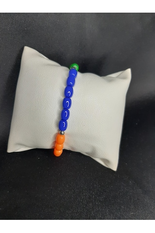 Mryart Renkli Boncuklu El Yapımı Unisex Bileklik Rainbow Tasarım Çok Renkli