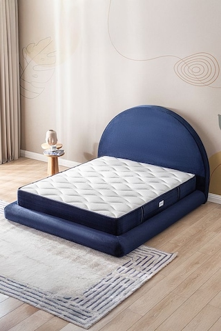 Good Night Legom Torba Yaylı Set Yatak Baza Başlık Tek Kişilik Yıkanabilir Ortopedik Lacivert