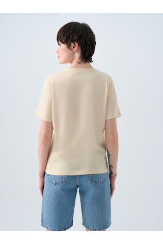 LOFT Regular Fit Kadın Tshirt K.kol Lf2039130 Q1.v1 Bej