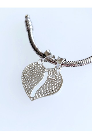 925 Ayar Gümüş Best Frıend Love Tasarım Charm