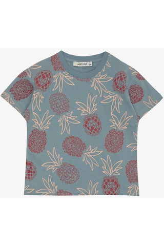 Jack Lions Erkek Çocuk Tişört Ananas Desenli 1.5-5 Yaş İndigo