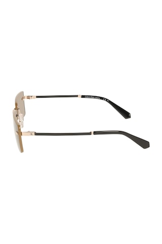 Calvin Klein Jeans Ckj 25206s 719 61 Unisex Dikdörtgen Gold Metal Güneş Gözlüğü Altın