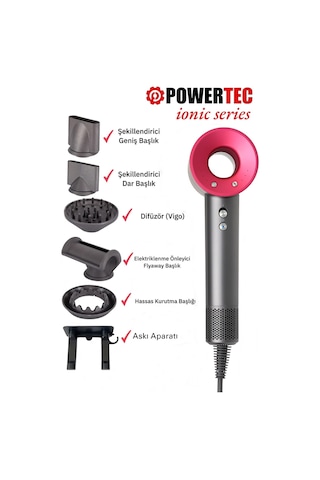 Powertec TR-3333 Plazma Fön Makinesi