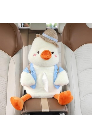 Createtech Tutucu Suntek Ördek Magideal Kutu Çöp Can Araba Karikatür Doku Çok Renkli