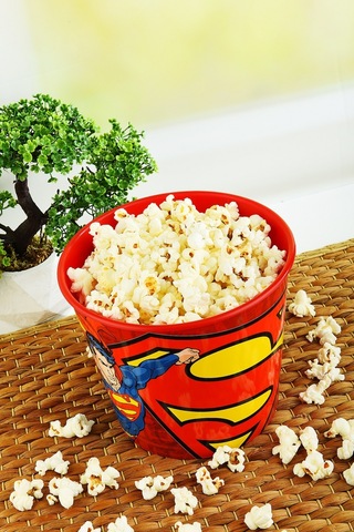 Süperman Mısır & Popcorn Kutusu Çok Renkli