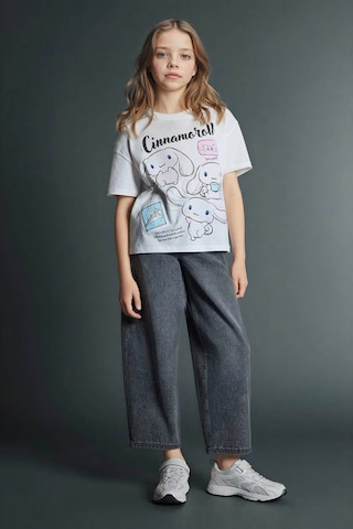 Defacto Baggy Fıt Gri Kız Çocuk Jean Pantolon G4653a8/nm55 Gri