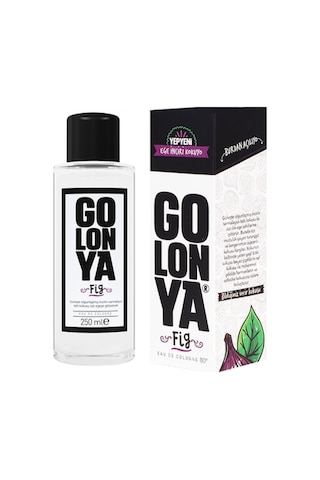 Golonya Ege İnciri Kokulu Cam Şişe Kolonya 250 ML