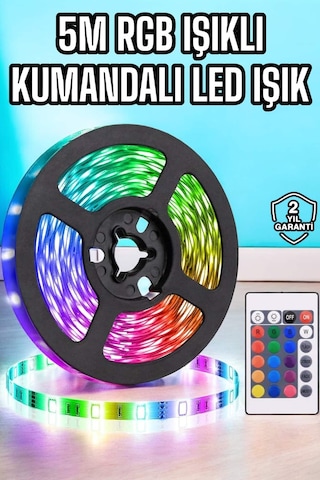 5m Rgb Işıklı Her Ortama Uygun Led Işık