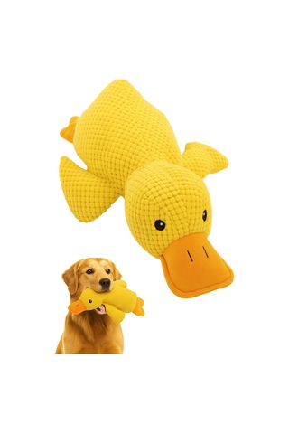 Busstier Köpek Oyuncağı Ördek Şekilli Peluş Sesli Ve Hışırtılı Da