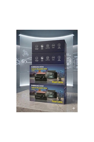 L-331 3" Dvr Araç İçi Kamerası Lcd Ekranlı Gece Görüşlü 2 Kameralı G-sensör Wi-fi 1080p Diğer