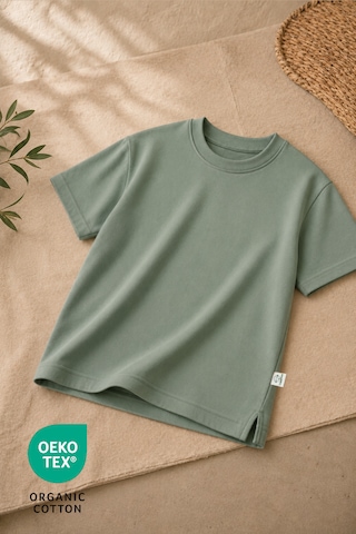 Luppinos Basic 2li %100 Pamuk Bisiklet Yaka Bebek-çocuk Tshirt Set Kiremit
