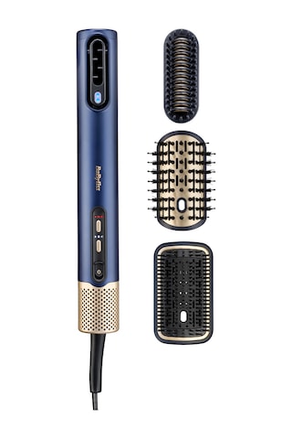 Babyliss Saç Kurutma Ve Şekillendirme Seti Air Wand, Paddle Başlık Dahil, 1600w, 3 Başlık, İyon Teknolojisi Lacivert, 3 Başlık