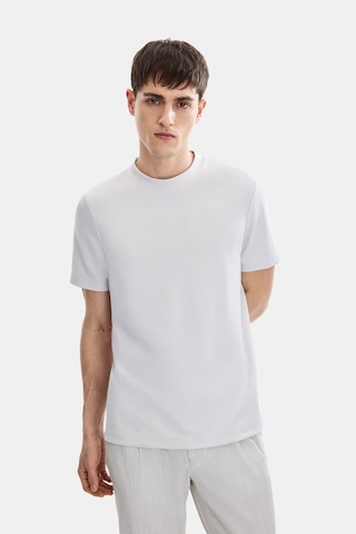 Backandbond Gri Regular Fit Bisiklet Yaka Basic Tişört