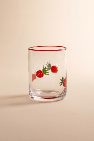 Karaca Strawberry Meşrubat Bardağı 420 ml Kırmızı