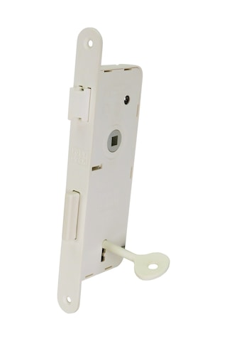 Poly-plastik İç Kapı Kilidi beyaz