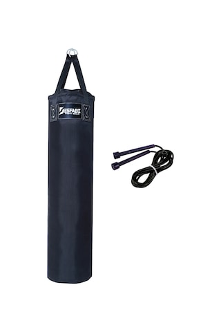 Desfabe Pds 120x30cm Kolonlu Kum Torba+atlama İpi Siyah