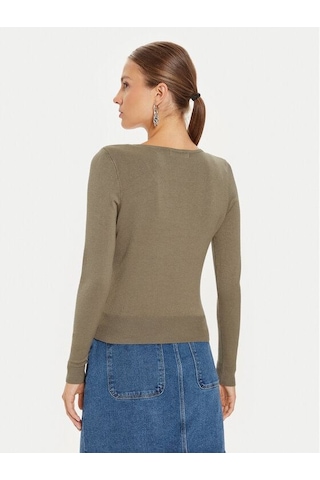 Onlvenıce Lıfe Ls Vneck Pullo Knt Noos Kadın Kazak 15333990 Gri