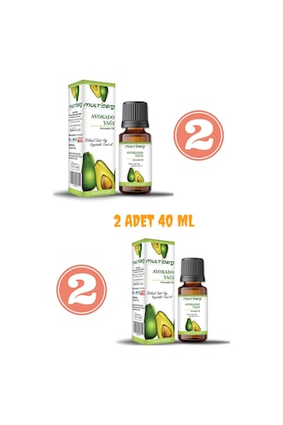 Multidem Avokado sabit Bitkisel Yağı 2 x 20 ml