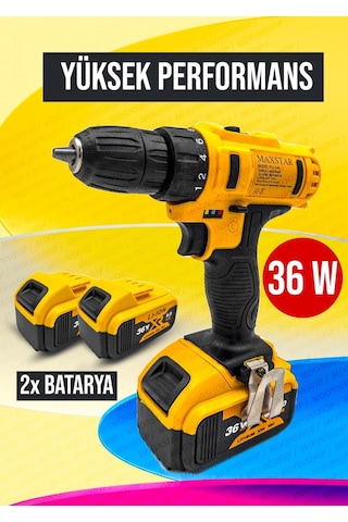 Moonshop 36 Matkap Watt Çift Batarya Maşalı Anahtar Fort Pense To