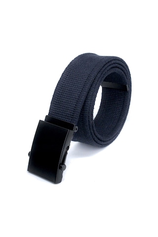 Siyah Tokalı Kolon Kemeri 4cm Unisex Lacivert