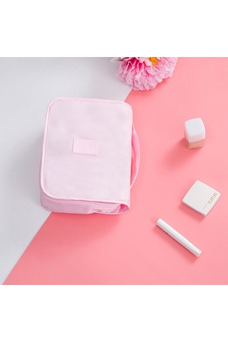 Suntek Seyahat Tuvalet Malzemeleri Unisex Makyaj Kozmetik Pembe Diğer