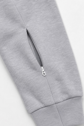 Lacoste Unisex Sweatshirt Bisiklet Yaka Pamuklu Sweatshirt Gri
