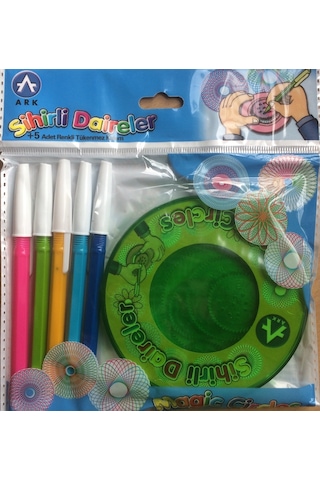 Sihirli Daireler ve 5 Adet Renkli Kalem Ark