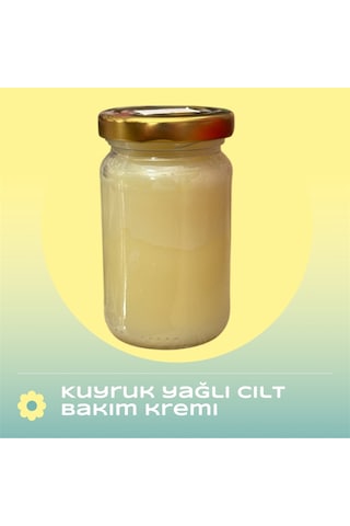 Kuyruk Yağlı Cilt Sıkılaştırıcı, Leke Karşıtı, %100 Doğal & El Yapımı Cilt Bakım Yağı Brüt200gr
