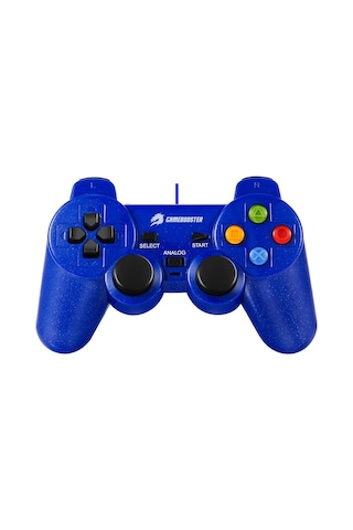 Gamebooster Gb-j101b Mavi Kablolu Titreşimli Gamepad Pc Uyumlu