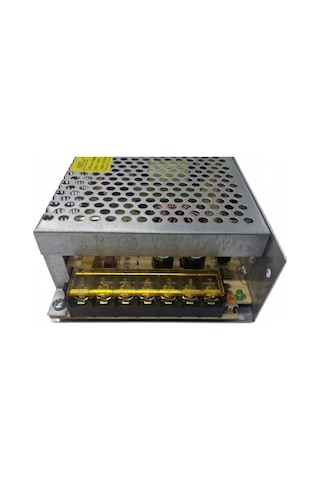 12v 15a Adaptör Trafo - 180w Metal Kasa Şerit Led Rgb Led Kamera Güç Kaynağı Adaptör