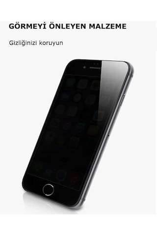 Apple Uyumlu  iPhone Se 2020 Zore Kor Privacy Cam Ekran Koruyucu