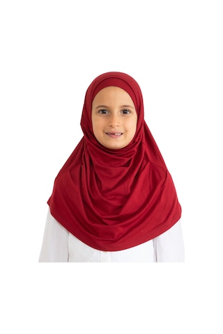 Modish Group Çocuk Hazır Giyim Başörtüsü Şal Turban Viskon - Bordo Bordo