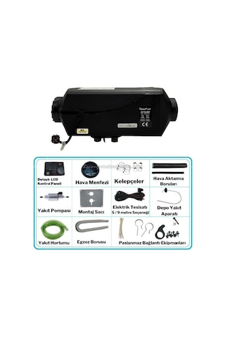 Vizyonpower 5kw Webasto Tipi Dizel Ortam Isıtıcı - 12v-246