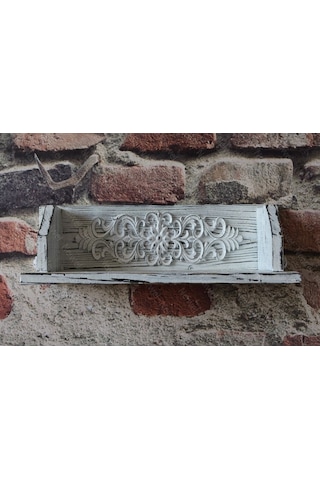 Neiwel Vintage Elsa Mina Eskitme Beyaz Raf