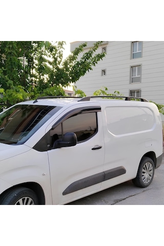 Peugeot Rifter Uzun Şase Maxi Van Üst Port Bagaj Tavan Çıtası 2018 Sonrası Gri