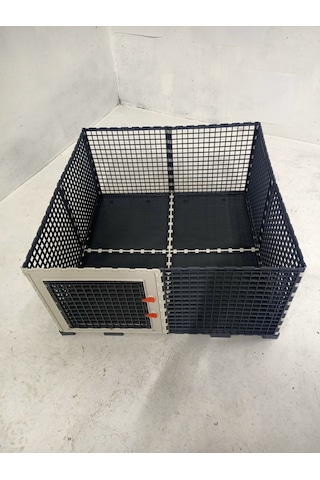 Leganest Tavşan Köpek Kedi Kafes Tabanı Üstü Kapalı Ev Tipi 50 x 50 CM