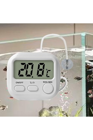 Homyl Dijital Akvaryum Termometresi Manyetik Çok Kullanım Santi