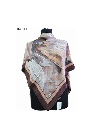 Moonscarfs Moonscarf Desenli Bambu Pamuk Eşarp 262-111 Çok Renkli