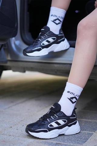 Papuçcity Slzr 03288 Unisex Günlük Spor Ayakkabı Siyah