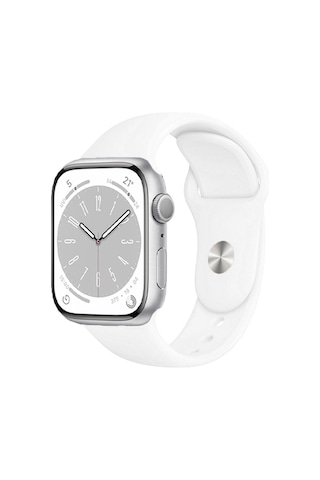 Forzacase Apple Uyumlu Watch 10 42mm İle Silikon Kordon Kayış - Fc004 Beyaz