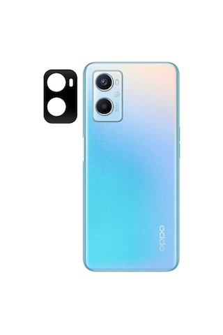 Oppo A36 Zore 3d Kamera Camı Siyah