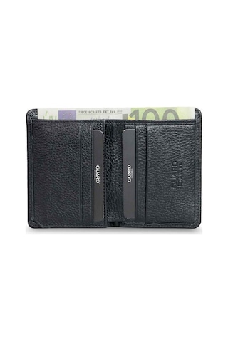 Guard Leather Guard Hakiki Deri Erkek Cüzdan & Kartlık Seti Özel Hediye Kutulu Siyah Premium Set Çok Renkli