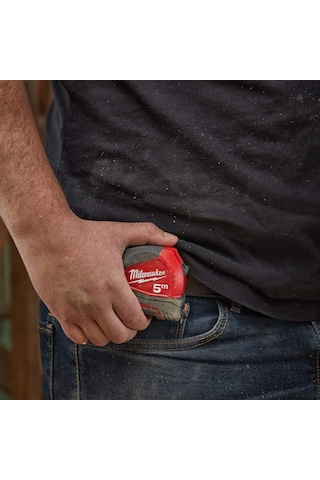 Milwaukee 4932459595 Pro Kompakt Şerit Metre 5m / 16ft 0.5 M - 1 M - 2 M - 3 M