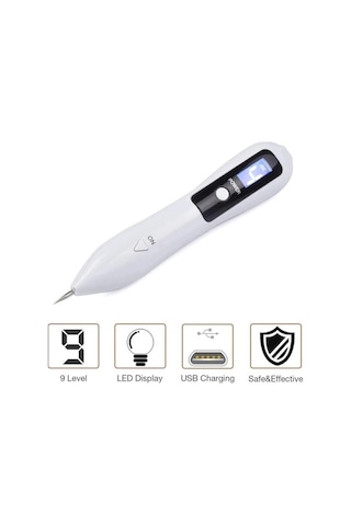 Geeroyoo Ev İçi Lcd 9 Seviye Ben Ve Benek Kaldırıcı Kalem - Beyaz Işık, Beyaz Renk