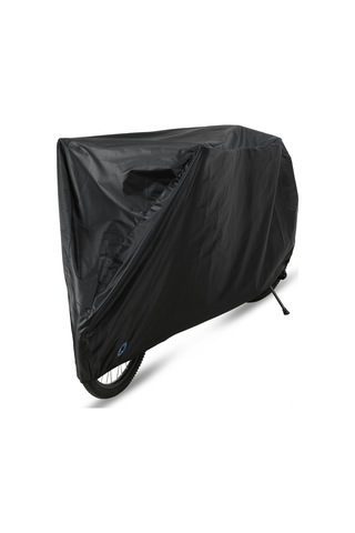 Jeemson S Boyut Siyah Bisiklet Kılıfı - Yağmur Ve Toz Koruyucu, Tear-resistant Poliester, Geri Çekilebilir Kanca Ve Kilit Deligi Siyah