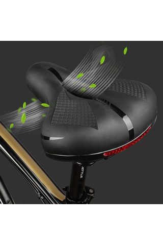 Xindoker Süper Yumuşak, Şok Emici Bisiklet Jantı - Pu Malzeme, Su Geçirmez, Yüksek Elastik Yaylı, Gece Reflektörlü, Tüm Mevsimler İçin Çok Renkli