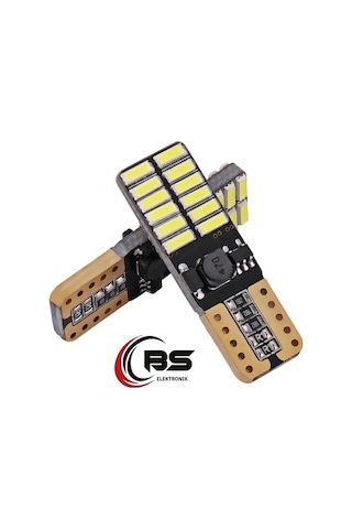 Süper Mavi T10 Led 24 Smd Canbus Güçlü Led Işık