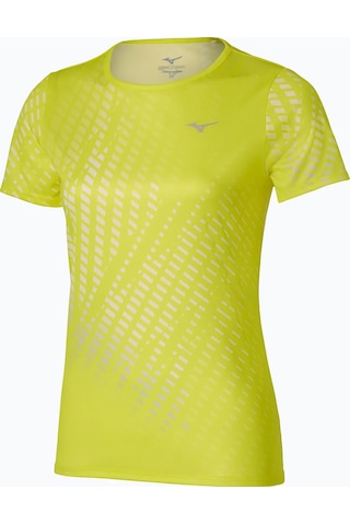 Mizuno Graphic Kadın Tişört Sarı Çok Renkli