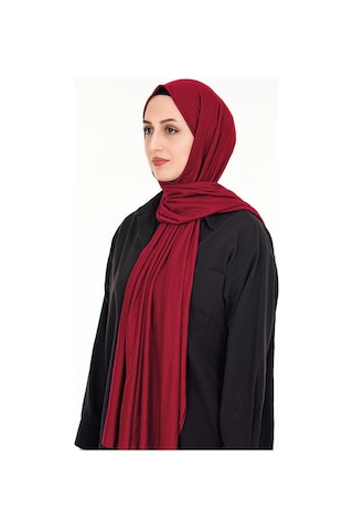 Sensu Tesettür Penye Şal Bordo